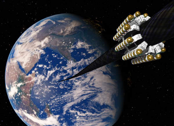 Vahana Space Elevator, Earth