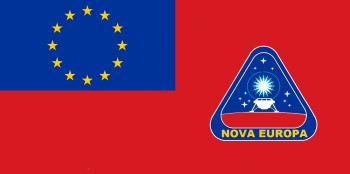 European Union Martian colony flag